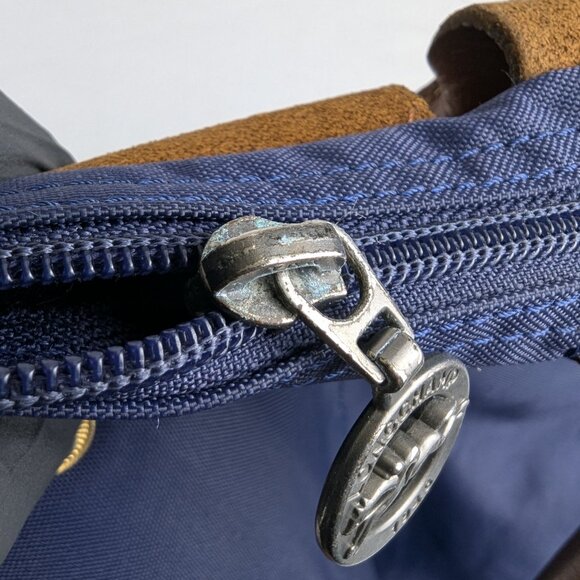Longchamp Le Pliage Nylon Blue Handbag – Preloved, Original, Fast Shipping! - Picture 14 of 15